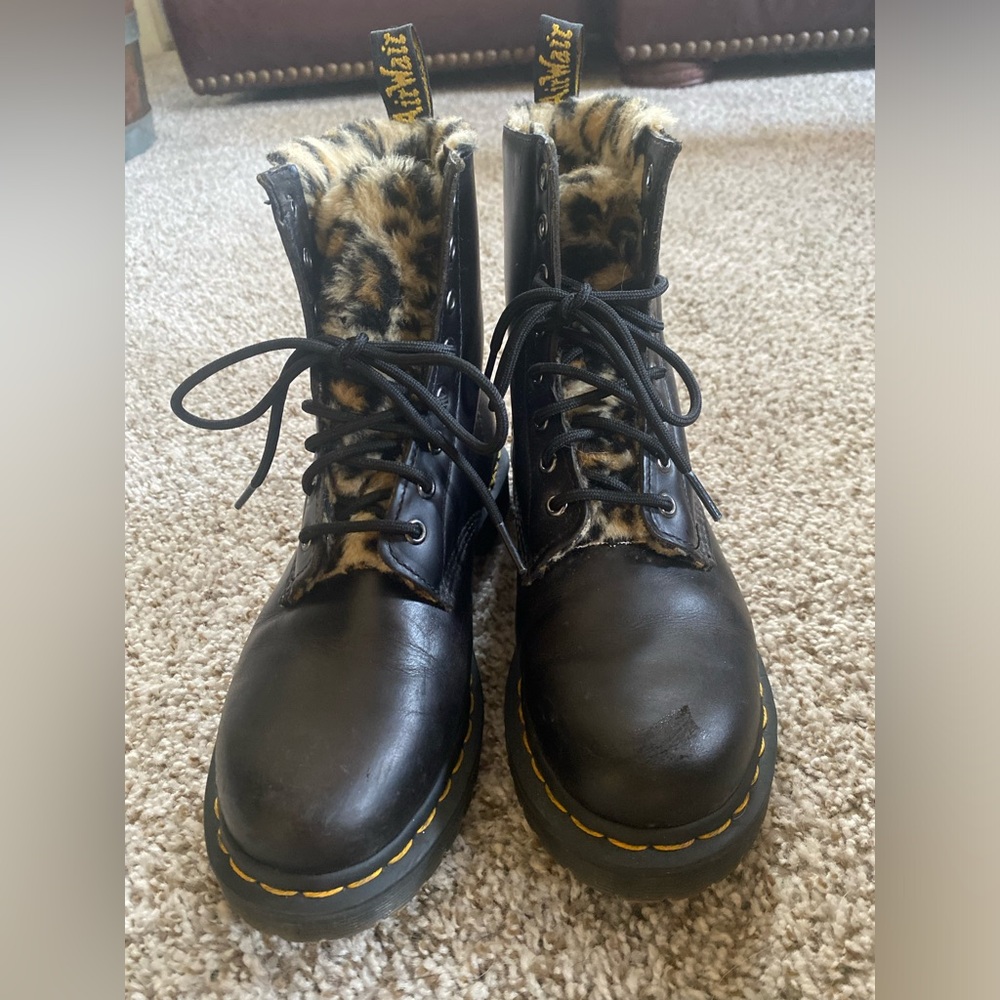 Doc Martins Leopard Combat Boot